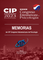 Portada del libro de memorias del 39 Congreso Interamericano de Psicologia