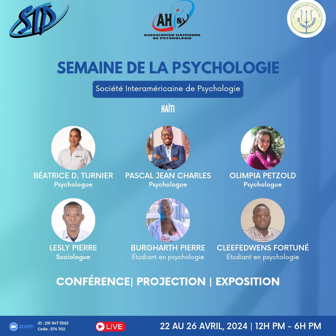 Conferencias en la Semana de la Psicología en Haití