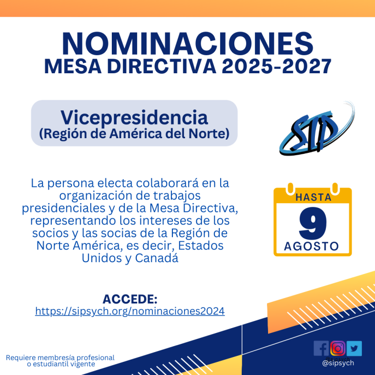 Información sobre el puesto de Vicepresidente de America del Norte SIP