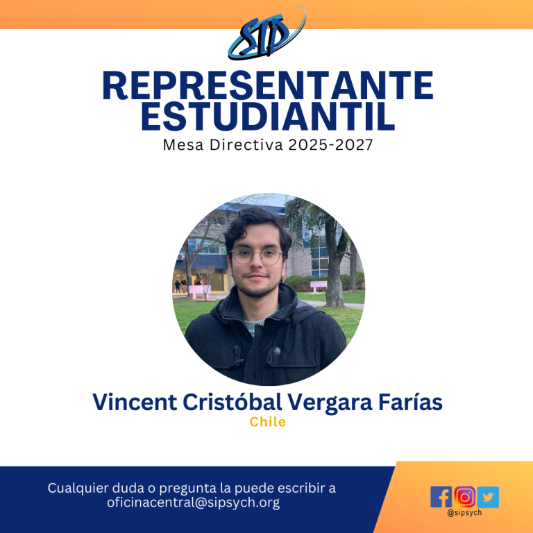 Vincent Vergara, Representante Estudiantil de la Mesa Directiva 2025-2027