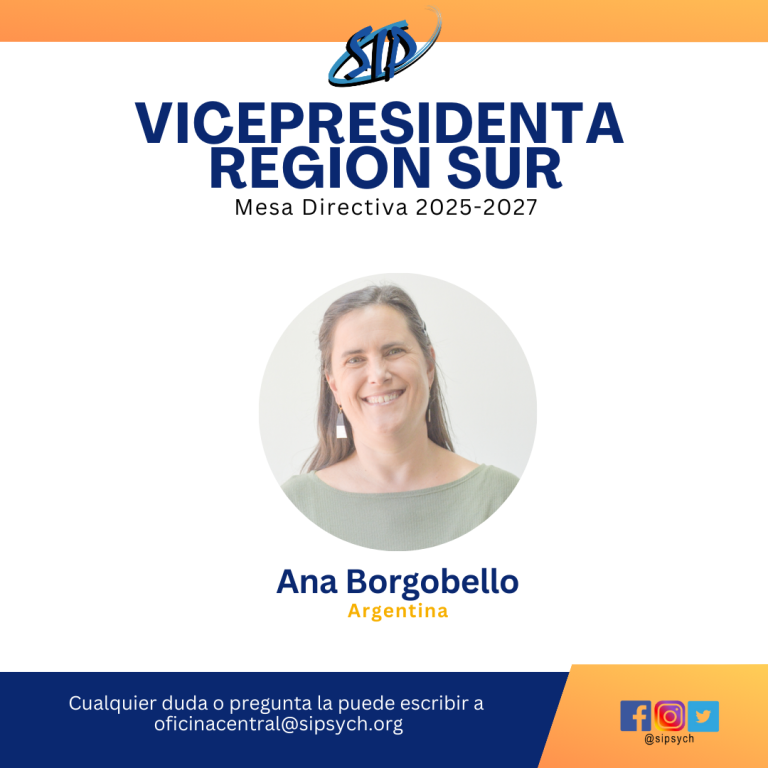 Ana Borgobello, Vicepresidenta para la Región Sur de la Mesa Directiva 2025-2027