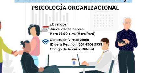 Reunión del Grupo de Trabajo de Psicología Organizacional